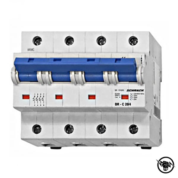 Автоматичен прекъсвач - 6kA, B крива, 4P, 50A