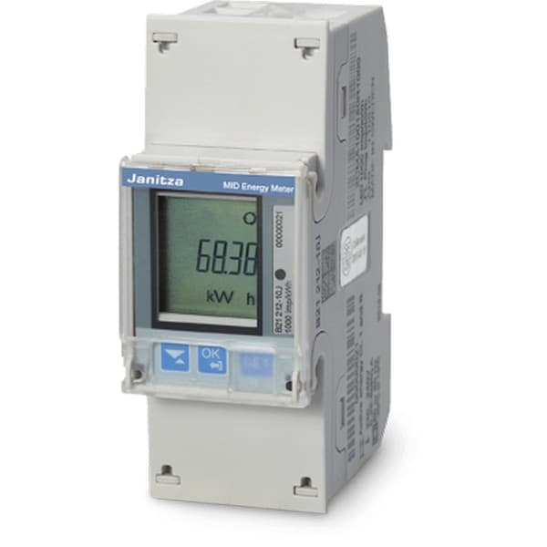 Монофазен електромер за директно свързване, MID (B) сертифициран, 65А