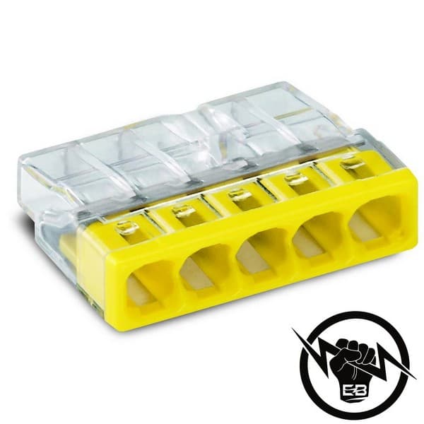 Wagо клема 5 х 0.5-2.5 mm2