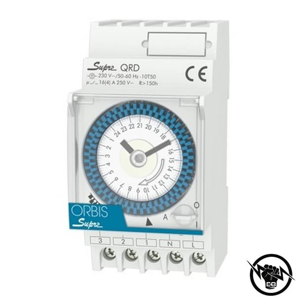 ЧАСОВ.ПРЕВ. SUPRA QRD IP20 230V AC