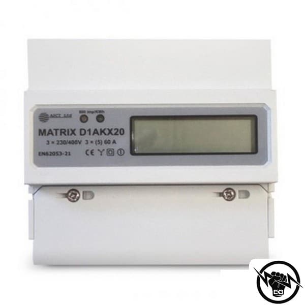 ЕЛЕКТРОМЕР 3х5/60А 3Ф 3T MATRIX