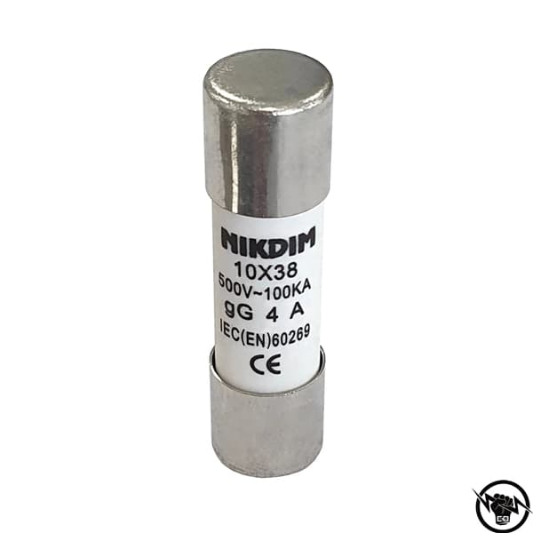 ПРЕДПАЗИТЕЛ СТОПЯЕМ RT 10х38 4A 500V 4А