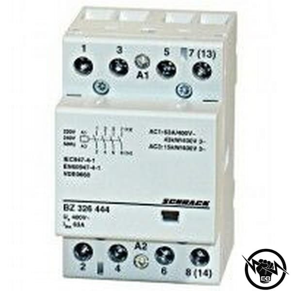 Модулен контактор 63A 2NO 2NC 24VAC