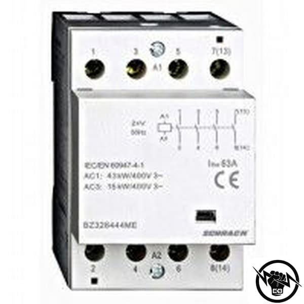 Модулен контактор 40A, 2NO+2NC, 230VAC, AMPARO