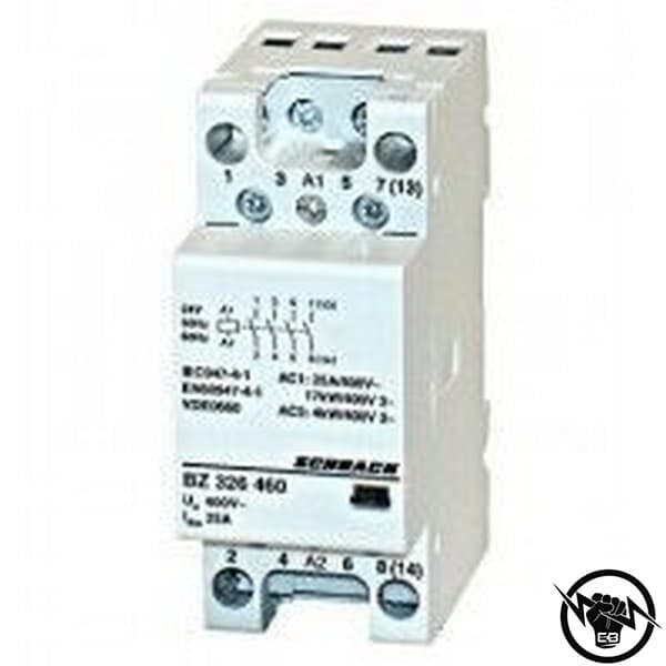 Модулен контактор - 4P/4NO, 25A, AC1, 230VAC