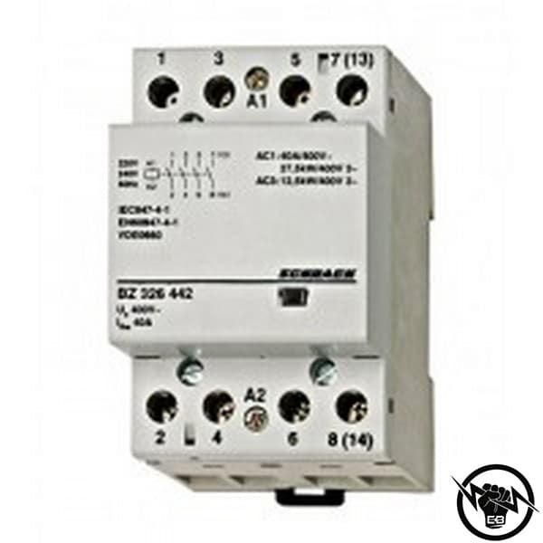 Модулен контактор - 4P/4NO, 40A, AC1, 230VAC