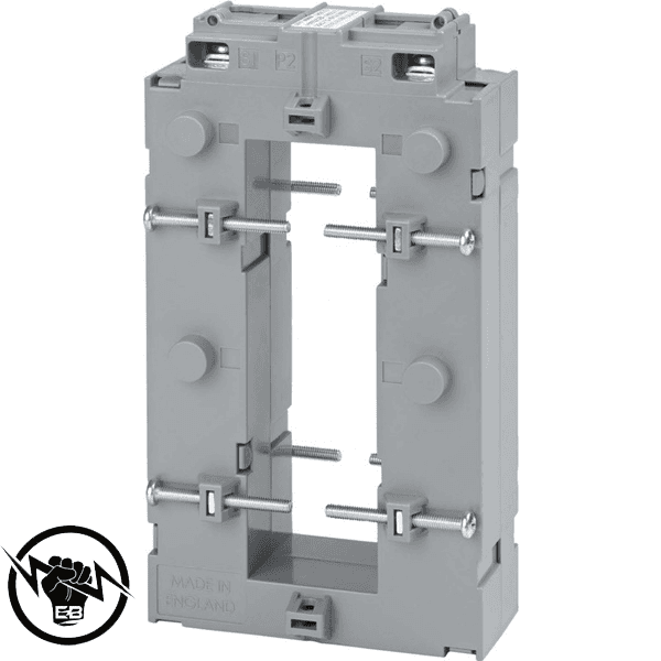 Токов трансформатор, 2000A/5A, 53х125mm, вертикален Монтаж
