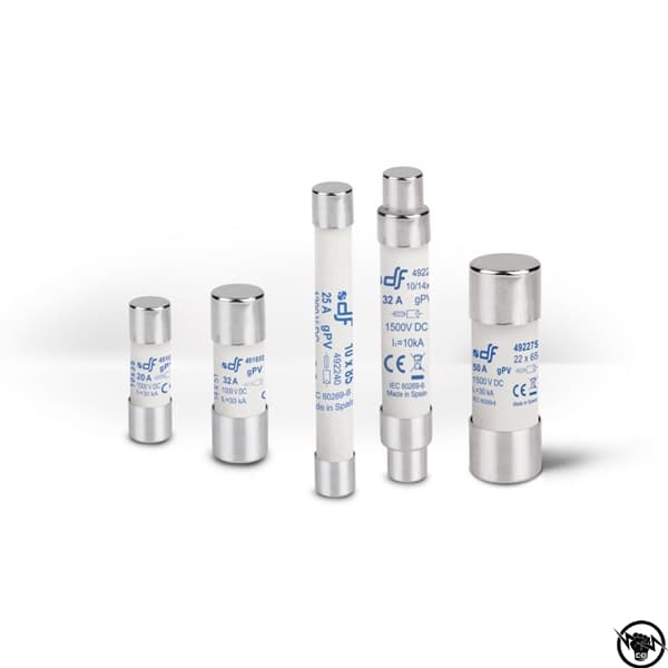 Стопяем предпазител за фотоволтаици - 10x38 mm, gPV, 1000V DC, 16A