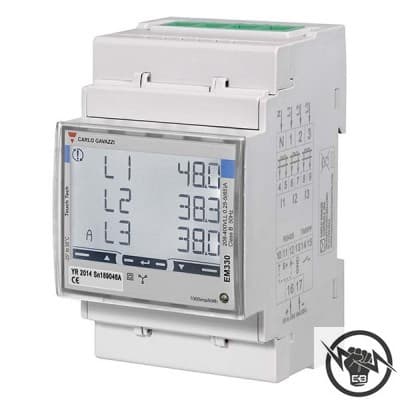 Трифазен електромер за токов трансформатор 1А/5А, MID (A) сертифициран, 1 х S0 изход