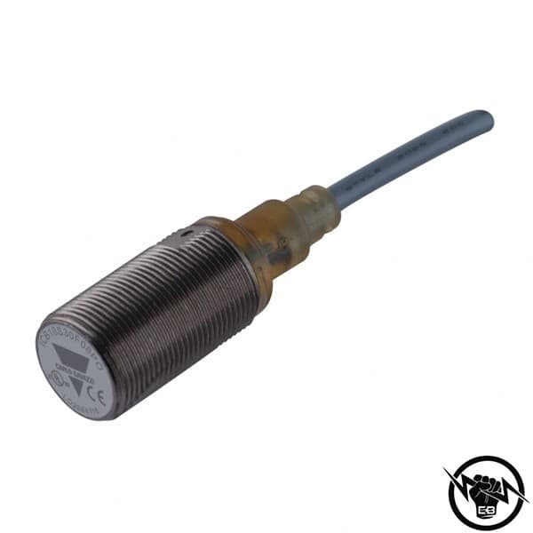 Индуктивен датчик - корпус от никелиран месинг (M18 x 53 mm), Обхват: 5 mm, изход PNP - NC, захранване 10 - 36 V DC, свързване с кабел 2 m, раб. темп. от -25 до 70 °C, IP 67