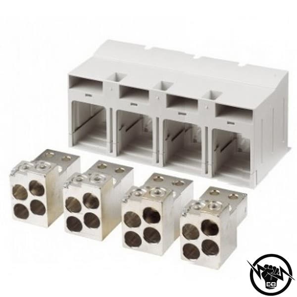 Тунелна клема 4Р 4x240mm² за MC4 с клемен капак 400 A