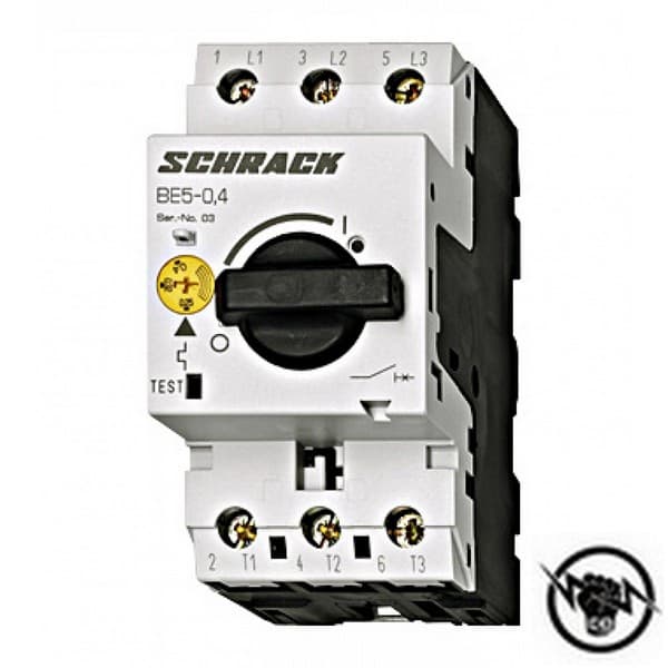 Моторна защита, 3Р, 0.25 ‑ 0.40 A / 0.09 kW