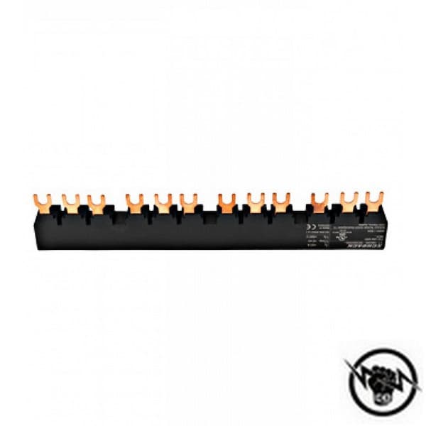 Гребен 3P за 4 моторни защити BE5, 45mm, виличен, UL cert.