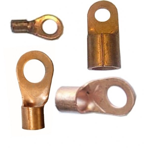 Кабелна обувка медна - тръбни, щанцовани, покалени