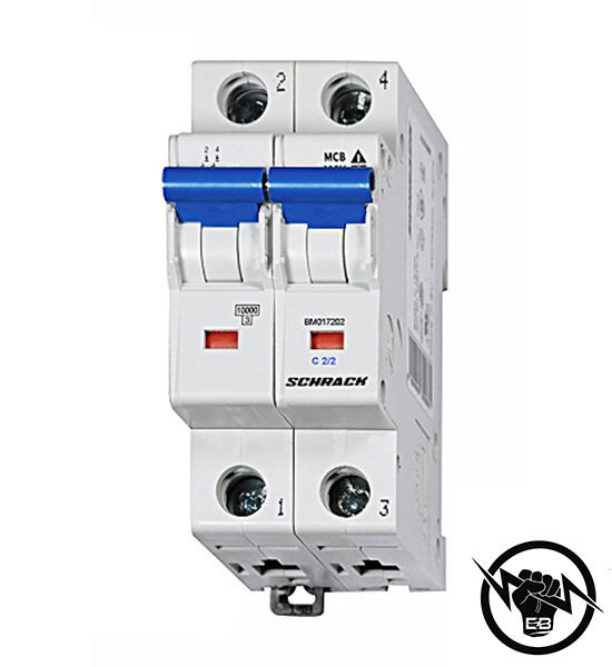 Автоматичен прекъсвач - 4,5kA, D крива, 1P + N, 10A