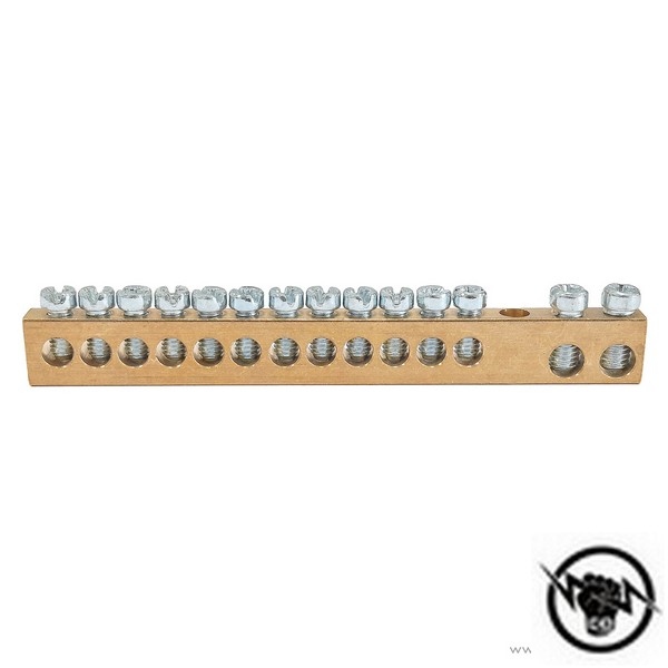 ШИНА НУЛЕВА,КЛЕМОРЕД,RG-12, 2х16+12х10,FAMATEL