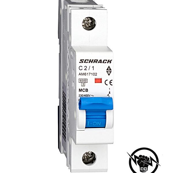 Миниатюрен автоматичен прекъсвач 10kA, C 2A, 1P