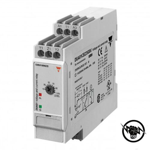 Реле за мониторинг на максимално напрежение, обхват 0.2 - 500 V AC/DC, 0.4 - 4 Vp, с 1 CO - 8 A / 250 V AC, захранване 115 V AC, 230 V AC