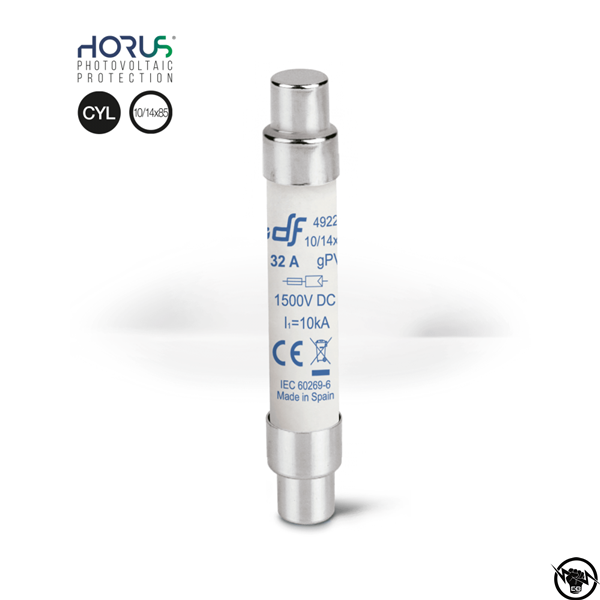 Стопяем предпазител за фотоволтаици - 10/14x85 mm, gPV, 1500V DC, 20A