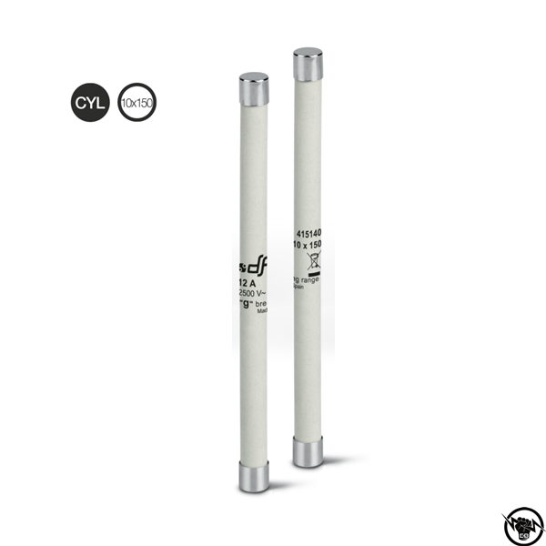 Стопяем предпазите СрН - 10x150 mm, g, 2500V AC, 10A