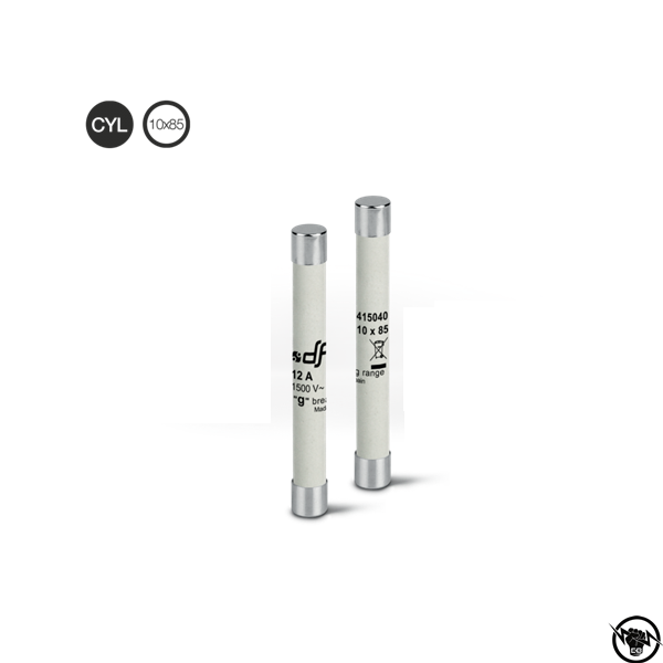 Стопяем предпазите СрН - 10x85 mm, g, 1500V AC, 10A