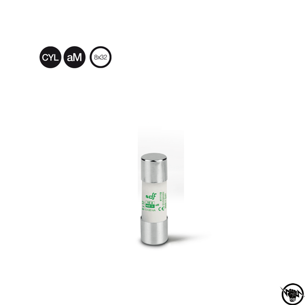 Стопяем предпазител - aM, 8x32 mm, 400V AC, 10A