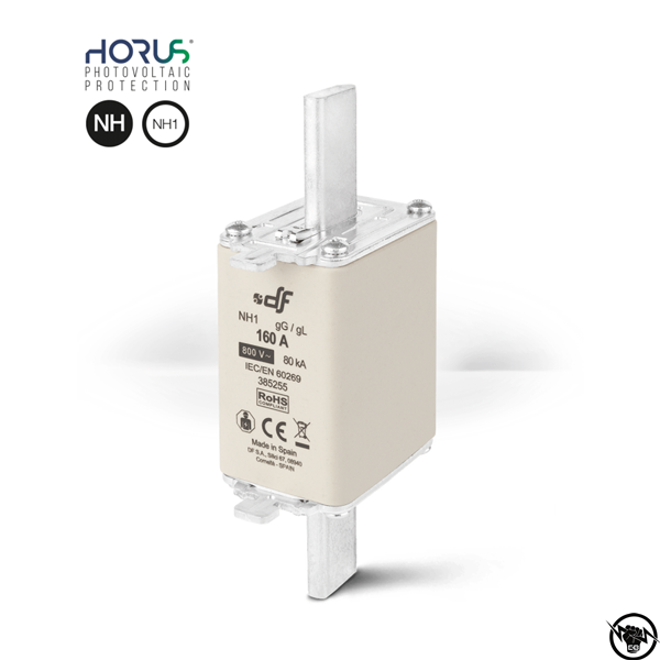 Стопяем предпазител за фотоволтаици - NH1, gG, 100A, 800V AC