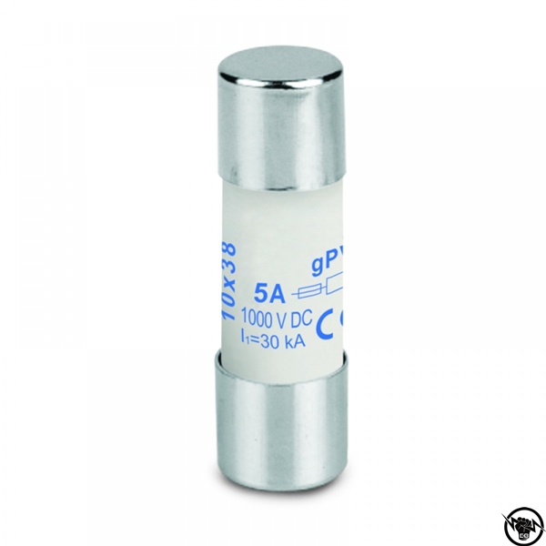Стопяем предпазител за фотоволтаици - gPV, 10x38, 5A, 1000V DC