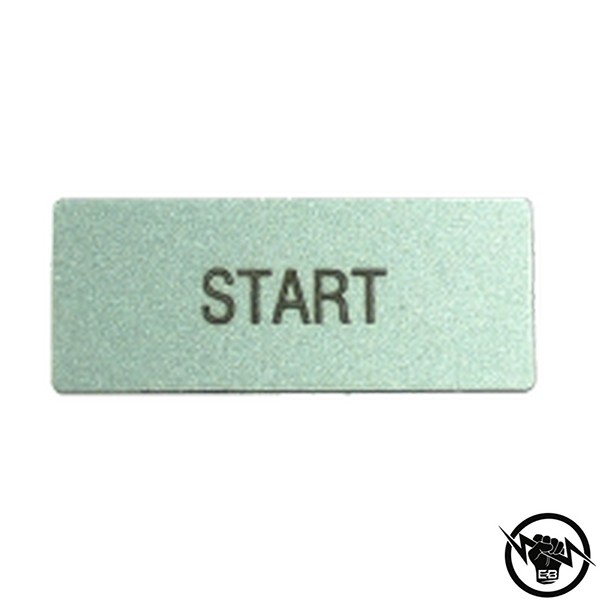 Маркировка от алуминий BK4 - размер 27x11, за носач P751 с надпис START