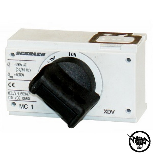 Въртяща ръкохватка директна Жълто/Червено заключваема за MC1