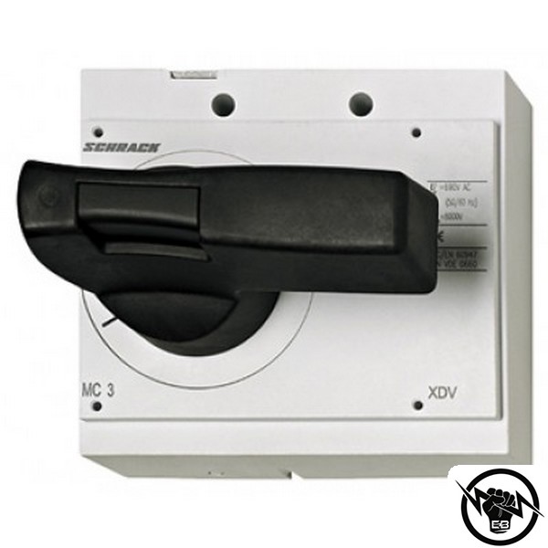 Въртяща ръкохватка директна с блокир. Жълто/Червено MC1