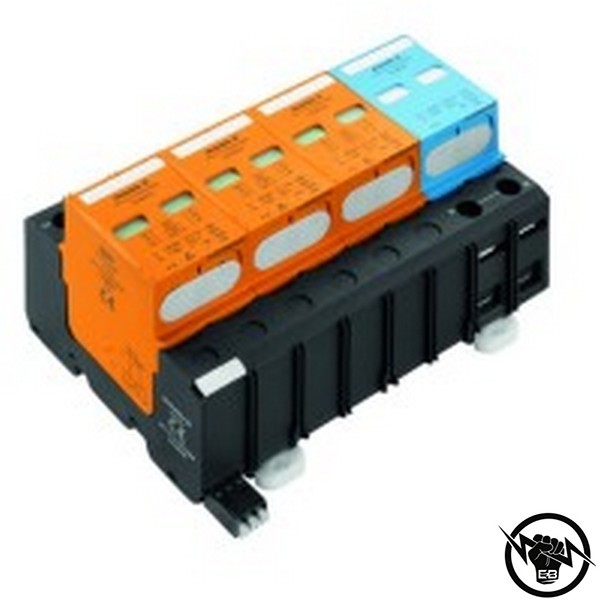 Арестор - 3P + N, Тип I+II, Iimp 25 kA, In 25 kA, Imax 100 kA, защита от пренапрежение за AC мрежи, без сигнален контакт