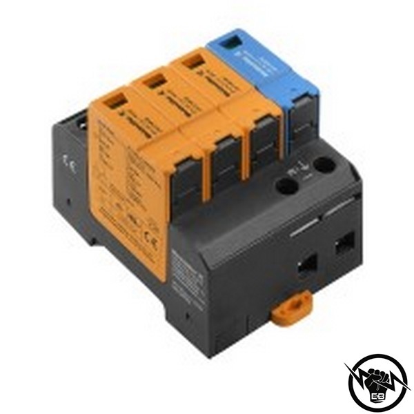 Арестор - 3P + N, Тип I+II, In 20 kA, Imax 50 kA, защита от пренапрежение за AC мрежи, без сигнален контакт