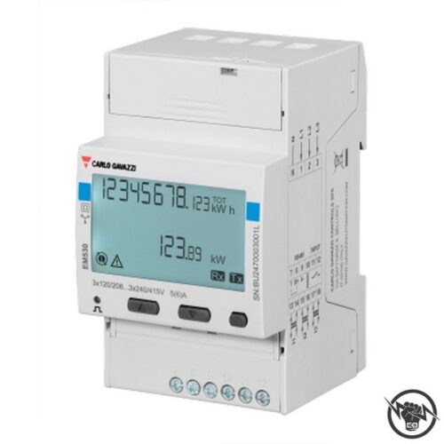 Трифазен електромер, 120 to 240 V L-N, 208 to 415 V L-L, за токов трансформатор 1А/5А, M-Bus