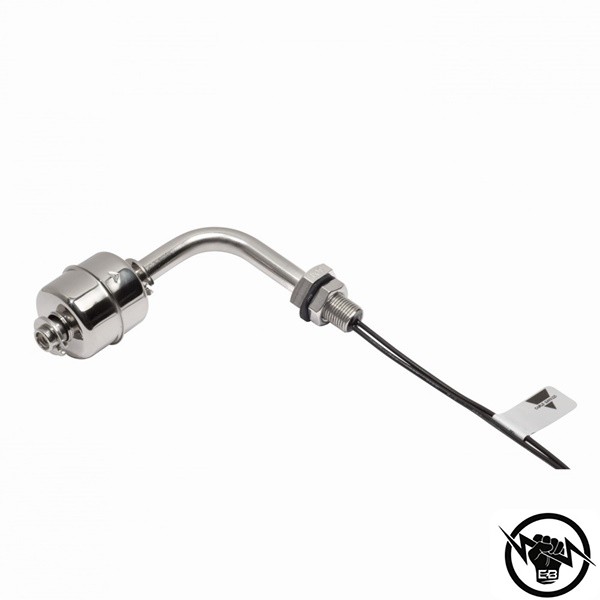 Магнитен сензор за ниво - корпус от неръждаема стомана (Ø28 x 115 mm), NO контакт (0.5A, 50VA), до 240 V AC или до 200 V DC, свръзване с кабел 0.3 m, раб. темп. от -20 до 120 °C, IP 67 (IP 68)