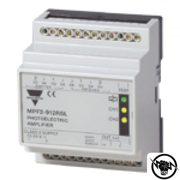 Фотоелектрически бариерен сензор, контролер - корпус от пластмаса (86 x 50 x 57 mm), Обхват: 15 m, изход реле - 2 NO, захранване 12 - 24 V AC/DC, свръзване с клеморед, раб. темп. от -20 до 60 °C, IP 40, 2 канала, тестов вход