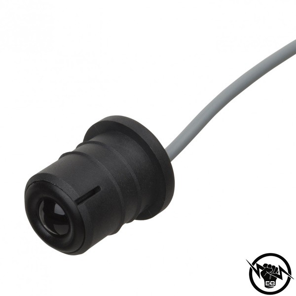 Фотоелектрически бариерен сензор, излъчвател - корпус от неръждаема стомана (M14 x 27,5 mm), Обхват: 15 m, захранване от контролер, свръзване с Pig-tail конектор, раб. темп. от -20 до 60 °C, IP 67