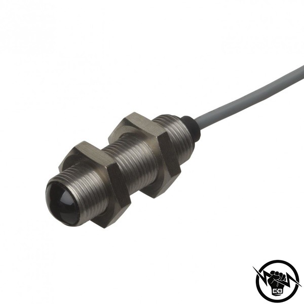 Фотоелектрически бариерен сензор, приемник - корпус от неръждаема стомана (M12 x 42 mm), Обхват: 20 m, изход NPN - NO, захранване 10 - 30 V DC, свръзване с кабел 5 m, раб. темп. от -20 до 50 °C, IP 67