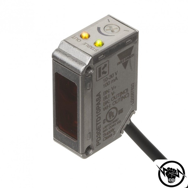 Фотоелектрически бариерен сензор, приемник - корпус от неръждаема стомана (30 x 20 x 10,8 mm), Обхват: 15 m, изход NPN - CO, захранване 10 - 30 V DC, свръзване с конектор M8, раб. темп. от -25 до 60 °C, IP 68