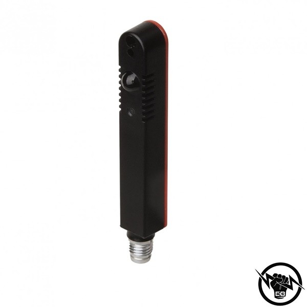 Фотоелектрически бариерен сензор, излъчвател - корпус от пластмаса (70 x 11,5 x 11,5 mm), Обхват: 12 m, захранване 10 - 30 V DC, свръзване с кабел 5 m, раб. темп. от -25 до 55 °C, IP 67, тестов вход