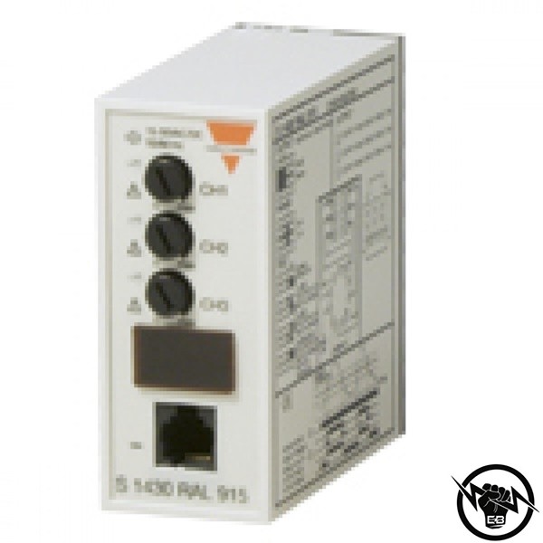 Фотоелектрически бариерен сензор, контролер - корпус от пластмаса (80 x 75 x 35 mm), Обхват: до 50 m, изход реле - NO, захранване 15 - 30 V AC/DC, монтаж към цокъл за DIN шина, раб. темп. от -20 до 50 °C, IP 20, 3 канала