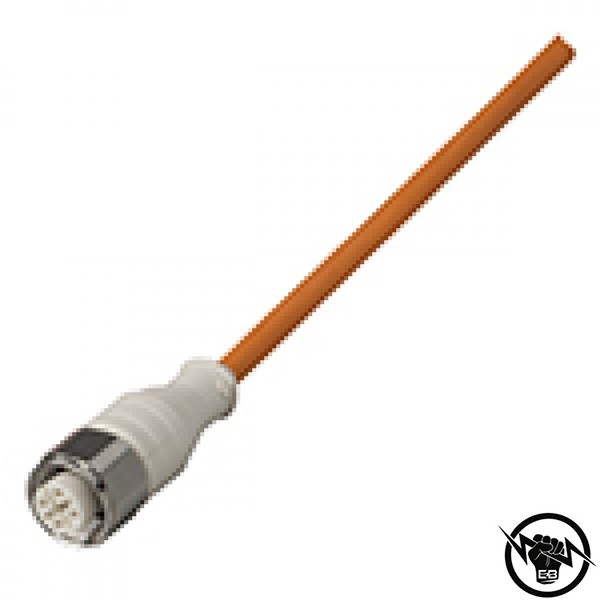 Кабел с конектор M12 - 5 m, 4 пина, прав