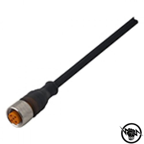 Кабел с конектор M12 - 2 m, 4 пина, PVC изолация, прав с LED PNP