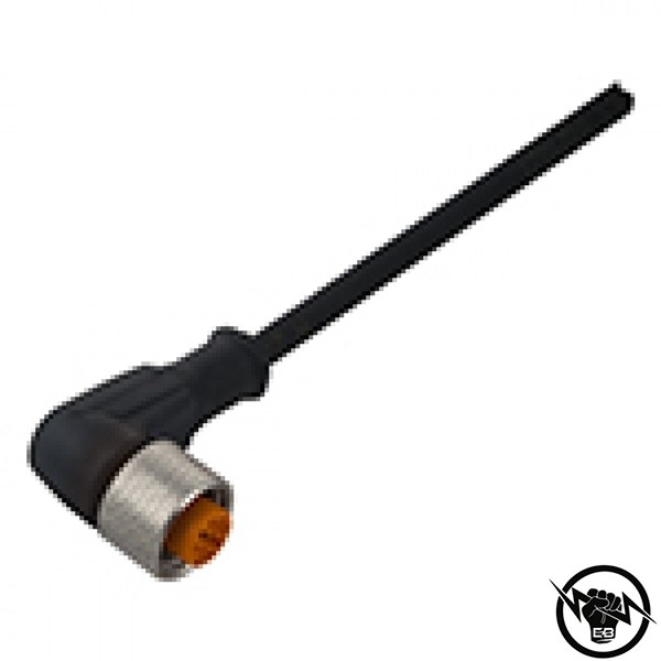 Кабел с конектор M12 - 2 m, 5 пина, PVC изолация, ъглов