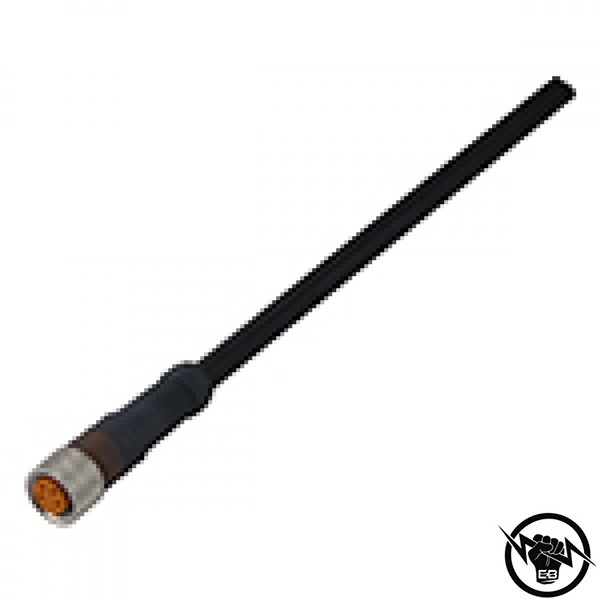 Кабел с конектор M8 - 15 m, 4 пина, PUR изолация, прав