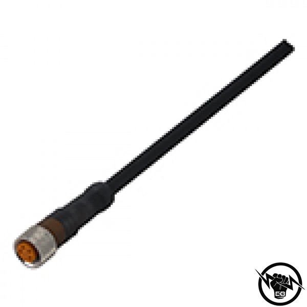 Кабел с конектор M8 - 5 m, 4 пина, PUR изолация, прав