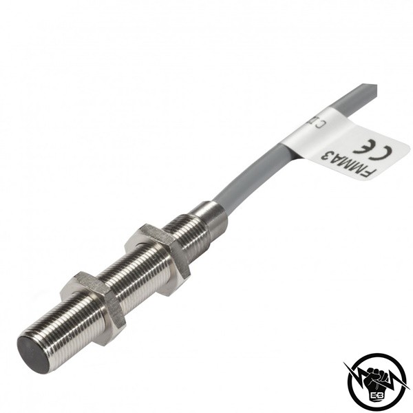 Магнитен сензор за близост - корпус от пластмаса (Ø6 x 38 mm), Обхват: 10 mm, NO контакт (0.4A, 12VA), до 100 V AC или до 200 V DC, свръзване с кабел 0.5 m, раб. темп. от -25 до 75 °C, IP 67