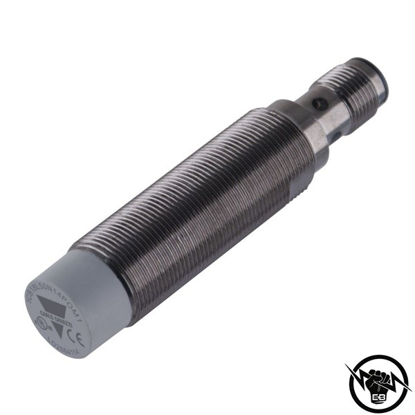 Индуктивен датчик - корпус от никелиран месинг (M18 x 83 mm), Обхват: 14 mm, изход PNP - NC, захранване 10 - 36 V DC, свързване с кабел 2 m, раб. темп. от -25 до 70 °C, IP 67