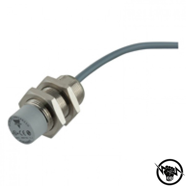 Индуктивен датчик - корпус от никелиран месинг (M18 x 63 mm), Обхват: 14 mm, изход NPN - NC, захранване 10 - 36 V DC, свързване с конектор M12, раб. темп. от -25 до 70 °C, IP 67