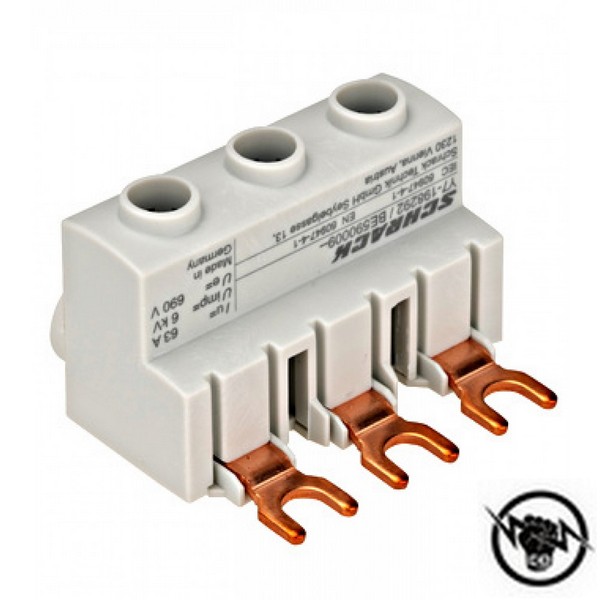 Захранваща клема за BE5, с възм. за монт. на покр. капак